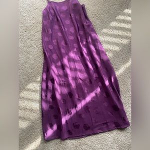 Purple summer dress